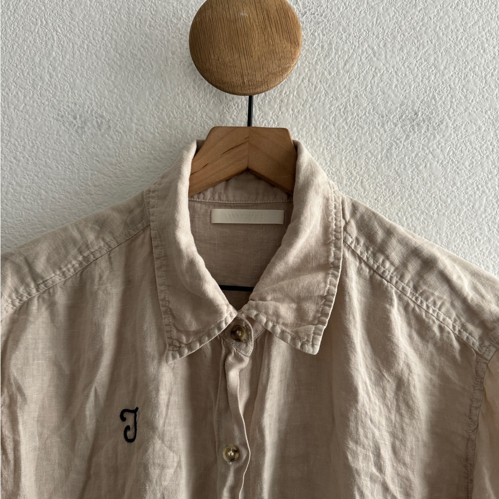 Wyeth Custom Embroidered Initial "Jd" Button Down… - image 2